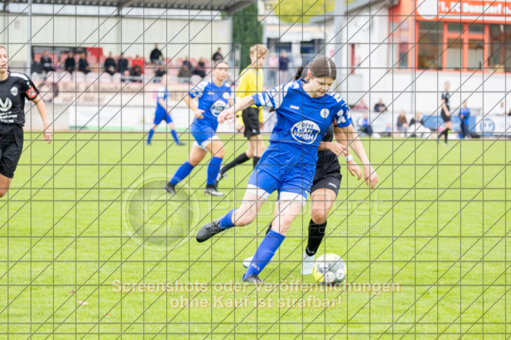 20251012_122903_0134 | #,1.FC Donzdorf II (schwarz) vs. TSV Silmingen (blau), Fussball, Frauen-Quali Bezirksliga - Bezirk Neckar/Fils, 05. Spieltag, Saison 2025/2026, Rasenplatz Lautertal Stadion, Süßener Straße 16, 73072 Donzdorf, 12.10.2025 - 11:00 Uhr,Foto: PhotoPeet-Sportfotografie/Peter Harich