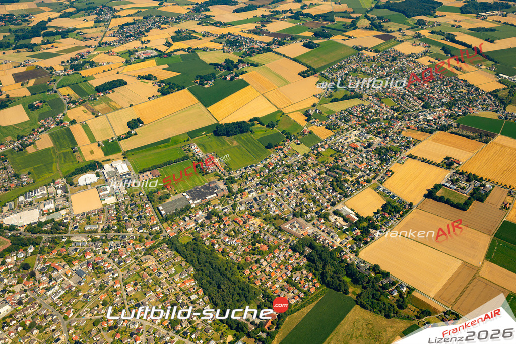 Die Luftaufnahme Westerenger - Enger wurde 2022 vom Flugzeug aus (keine Drohne) erstellt. Hohe Auflösung -für große Poster und Wandbilder geeignet - Garantiert!