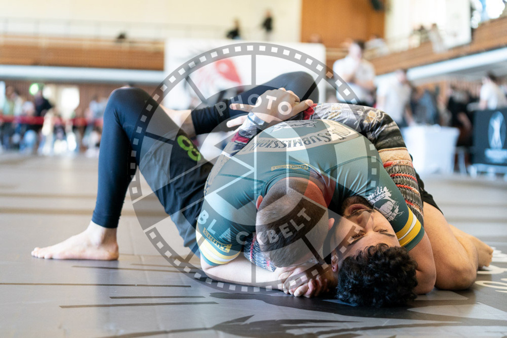 20250329PBB2997 | Fighters compete during the International Luta Livre (ILLCS) Germany IX Spring 2025 Competition spring on March 29, 2025 in Hannover, Germany.© Chiara Dazi