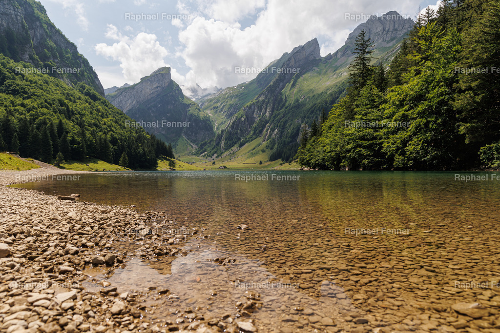 Seealpsee im Kanton Appenzell  | Erlebe eindrucksvolle Landschaftsfotografie aus dem Engadin und darüber hinaus. Raphael Fenner bietet zudem professionelle Fotoaufträge für Hochzeiten, Porträts und Unternehmen. Jetzt entdecken und inspirieren lassen!