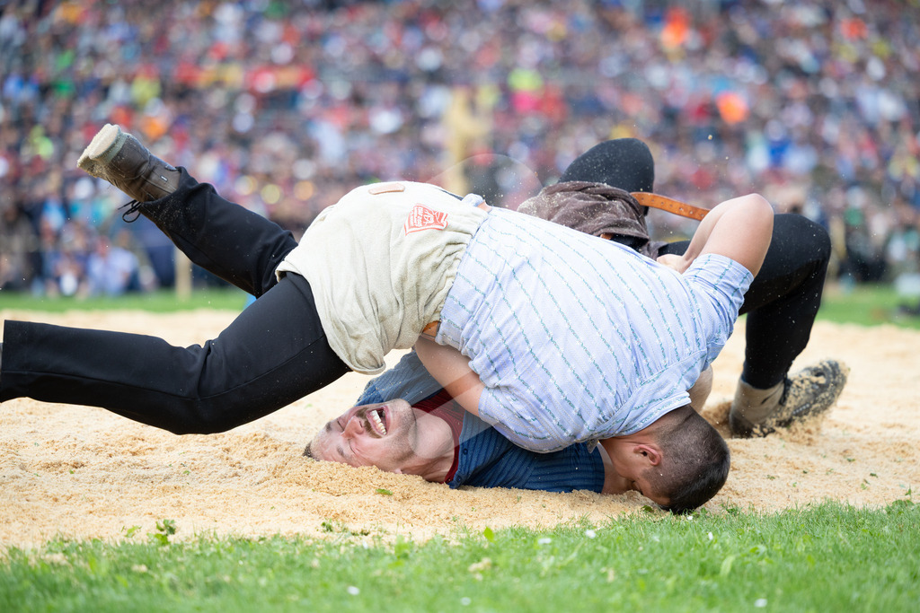ESAF2025_04Gang_5606 | Die Schwinger des Schwyzer Kantonalen Schwingerverbandes: Fotos, die Dynamik und Leidenschaft festhalten, sowie emotionale Momente aus dem traditionellen Schwingsport zeigen. - Realisiert mit Pictrs.com