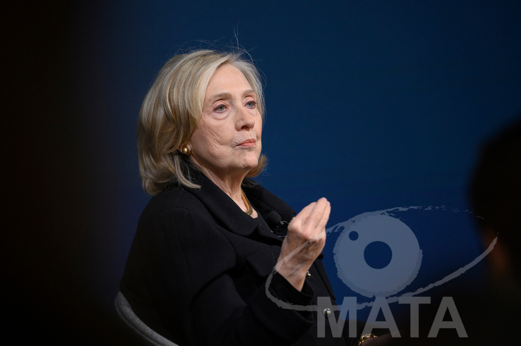 _DWI2745 | Die US-Politikerin Hillary Clinton auf der Veranstaltung Bridging Scholarship and Statecraft im Rahmen der Münchner Sicherheitskonferenz 2026. München, 13.02.2026 Bayern Deutschland  - Realisiert mit Pictrs.com