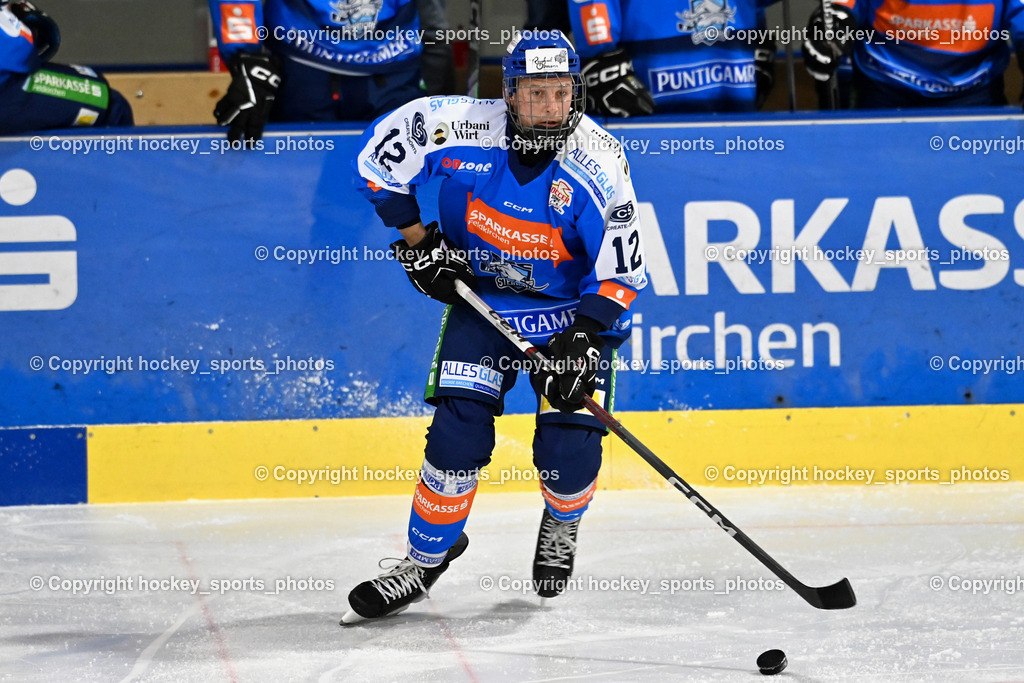 ESC SPARKASSE STEINDORF vs. EV ZELTWEG MURTAL LIONS | #12 Cimzar Tadej ESC Steindorf, ESC SPARKASSE STEINDORF vs. EV ZELTWEG MURTAL LIONS, ESC SPARKASSE STEINDORF vs. EV ZELTWEG MURTAL LIONS am 27.12.2025 in Steindorf (Ossiachersee Halle), Austria, (Photo by Bernd Stefan)