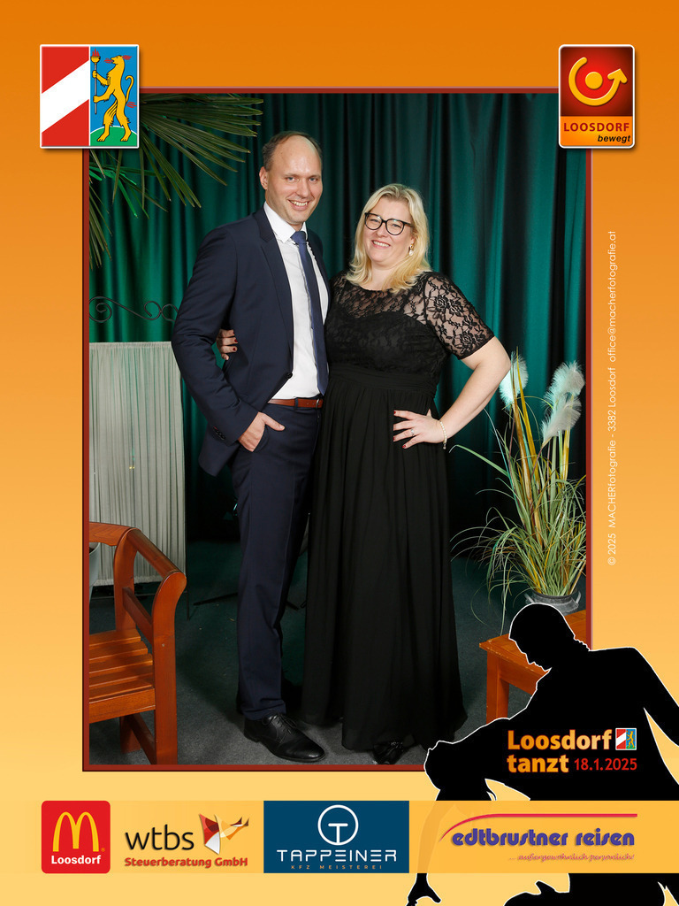 LoosdorfTanzt25_8938 | Ballfotografie - Loosdorf tanzt am 18.01.2025 in der Losensteinhalle LOOSDORF. Vielen Dank den Sponsoren:Edtbrustner Reisen /wtbs Steuerberatung /Autohaus Tappeiner/McDonalds Loosdorf