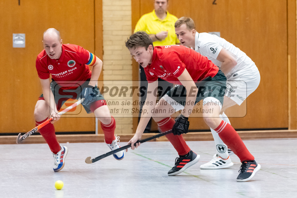 SFE_20230115_0140 | 1. Bundesliga Hockey Herren Schwarz-Weiss Neuss - Crefelder HTC am 15.01.2023 in  (Sporthalle Jahnerstrasse), Photo: Stephan Fehrmann 2022 (Sports-Gallery)