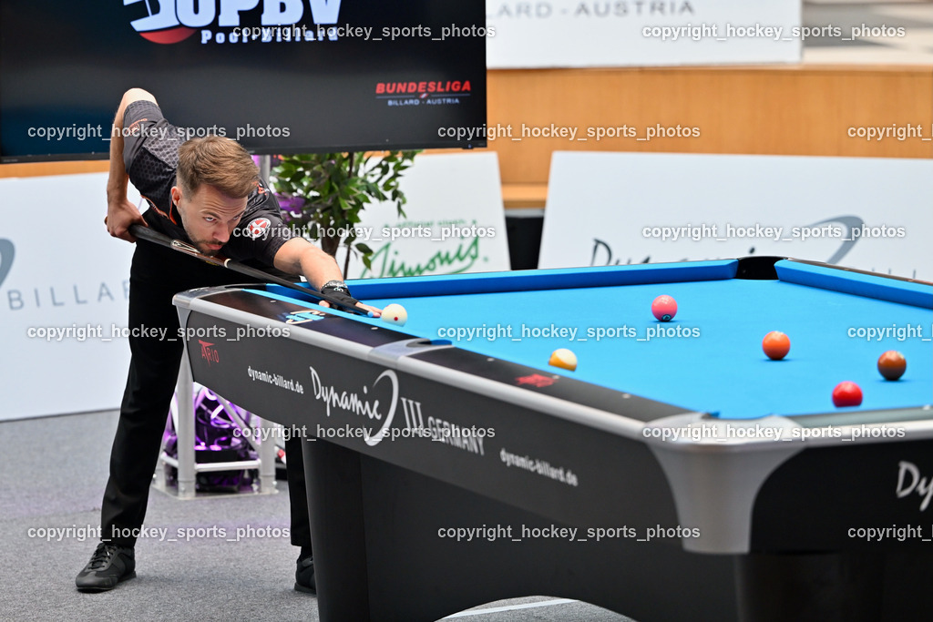 Pool Billard Bundesliga 2025 im ATRIO | Albin Ouschan, Pool Billard Bundesliga 2025 im ATRIO, Pool Billard Bundesliga 2025 im ATRIO am 29.03.2025 in Villach (Atrio), Austria, (Photo by Bernd Stefan)