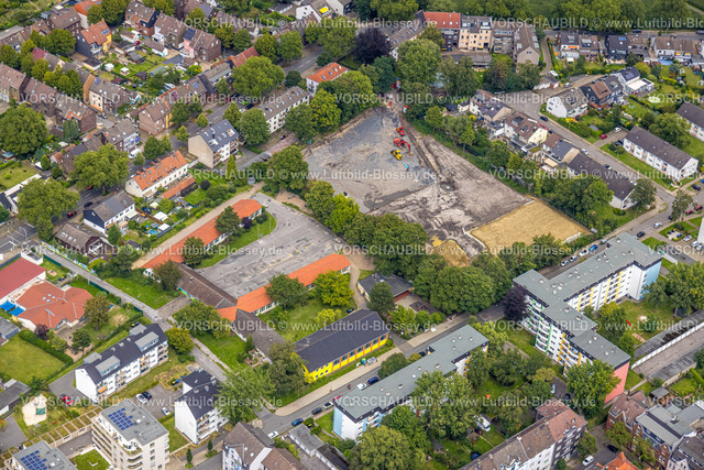 Herne230802695 | Luftbild, Grundschule Ohmstraße, Quartierpark Nordstraße im Fortuna Park, Baukau, Herne, Ruhrgebiet, Nordrhein-Westfalen, Deutschland