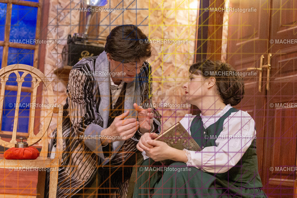 219_MFL-2025 | Portraitbilder von Regisseur; Darsteller; Techniker; Maske; Kostüme; Chor; Musiker; Bilderserie der Generalprobe und der Premierenvorstellung, Szenenbilder; Ausdrucksstudien; Bühnenüberblick; Bühnenkulissen; Pressefotos inkl. Redaktionsfoto Darstellergruppe.