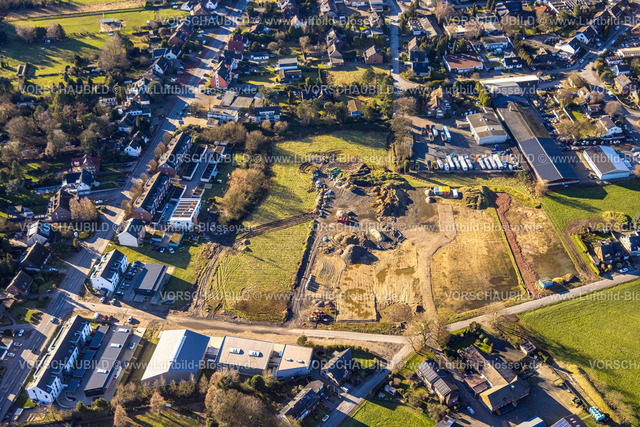 Bottrop240107768 | Luftbild, Baugebiet Giesenheide, Wohngebiet Ortsansicht Kirchhellen-Süd, Bottrop, Ruhrgebiet, Nordrhein-Westfalen, Deutschland