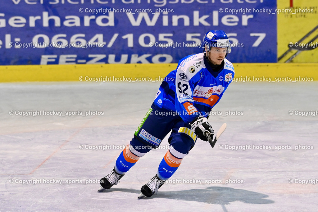 ESC Steindorf vs. ESV Ferlach  | #92 Ratz Patrick ESC Steindorf, ESC Steindorf vs. ESV Ferlach , ESC Steindorf vs. ESV Ferlach  am 15.02.2026 in Steindorf (Ossiachersee Halle), Austria, (Photo by Bernd Stefan)