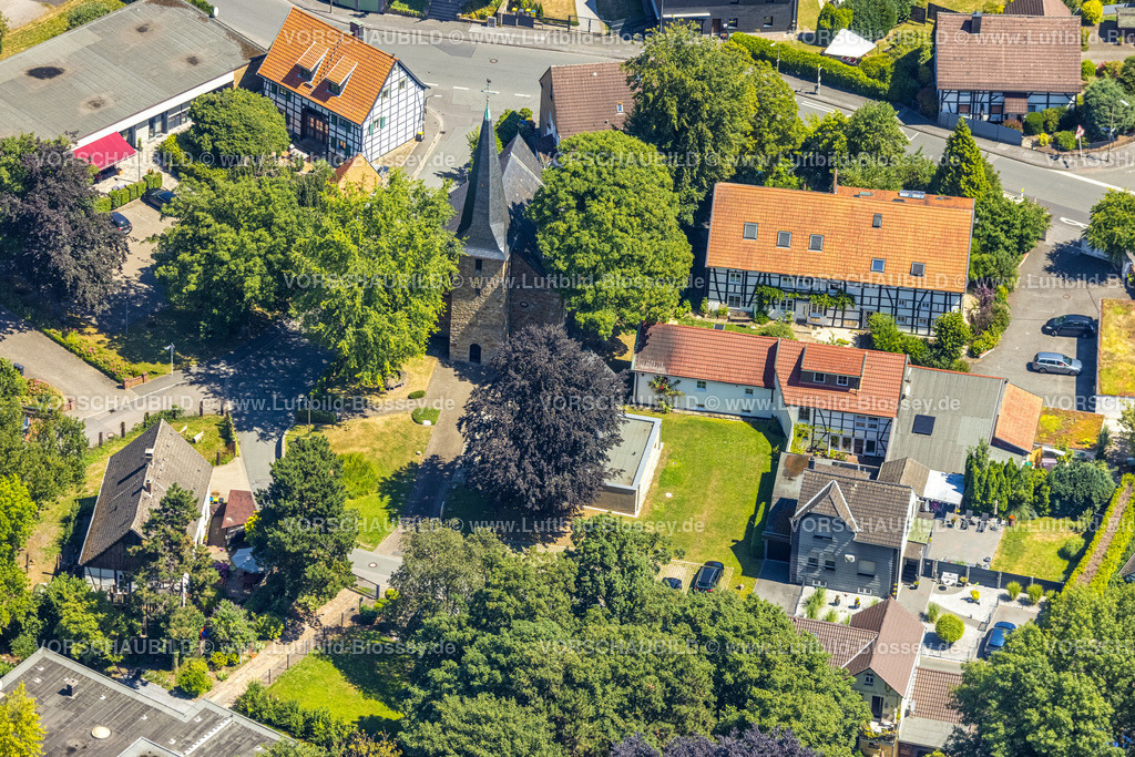 Dortmund220705885 | Luftbild, Evang. Kirche Bodelschwingh - Schloßkirche, Bodelschwingh, Dortmund, Ruhrgebiet, Nordrhein-Westfalen, Deutschland