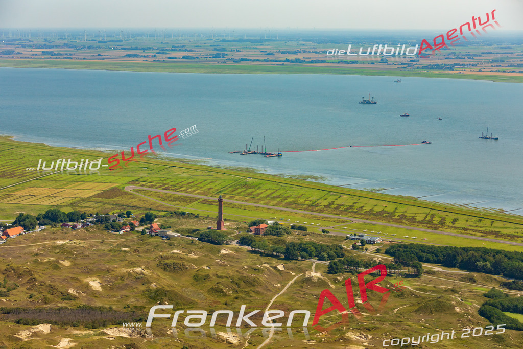Norderney Bild- Das Luftbild wurde 2025 vom UL-Flugzeug heraus erstellt ( keine Drohne bzw. Drohnenaufnahme ) - Hochauflösende Luftaufnahme -Nicht vergleichbar mit Google Maps oder Satelittenbilder- Die Geschenkidee !Mit Lizenz und Bildrechte bestellbar - CC