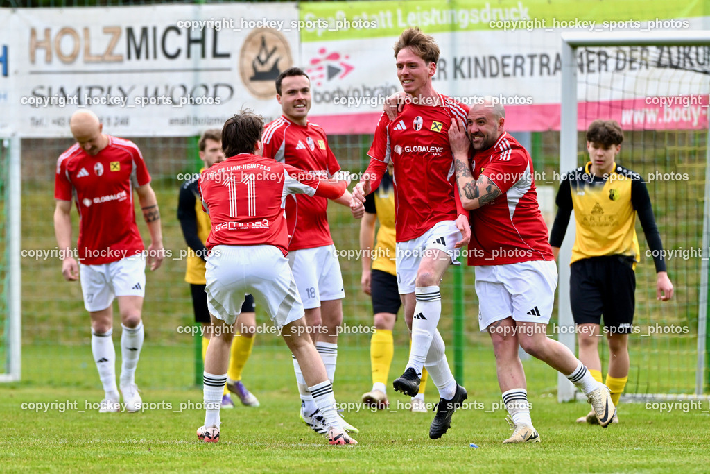 SV Arnoldstein vs. FC Union Sillian-Heinfels | Jubel FC Sillian, #27 David Walder FC Sillian, #11 Pascal Brandstätter FC Sillian, #20 Marco Ortner FC Sillian, #9 Denis Kerrniqi FC Sillian, #18 Manuel Schranzhofer FC Sillian, SV Arnoldstein vs. FC Union Sillian-Heinfels, SV Arnoldstein vs. FC Union Sillian-Heinfels am 29.03.2026 in Arnoldstein (Waldparkstadion Arnoldstein), Austria, (Photo by Bernd Stefan)