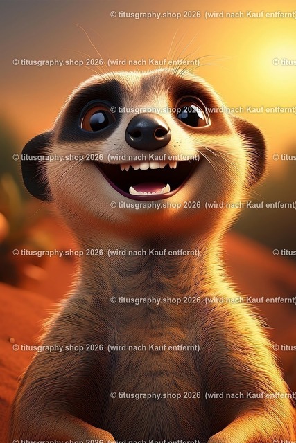 Erdmännchen 003 Generated Image | titusgraphy-shop: Geschenkideen mit Qualitätsfotos. titusgraphy-shop: gift ideas with quality photos. titusgraphy-shop: idées cadeaux avec photos de qualité.  - Realisiert mit Pictrs.com