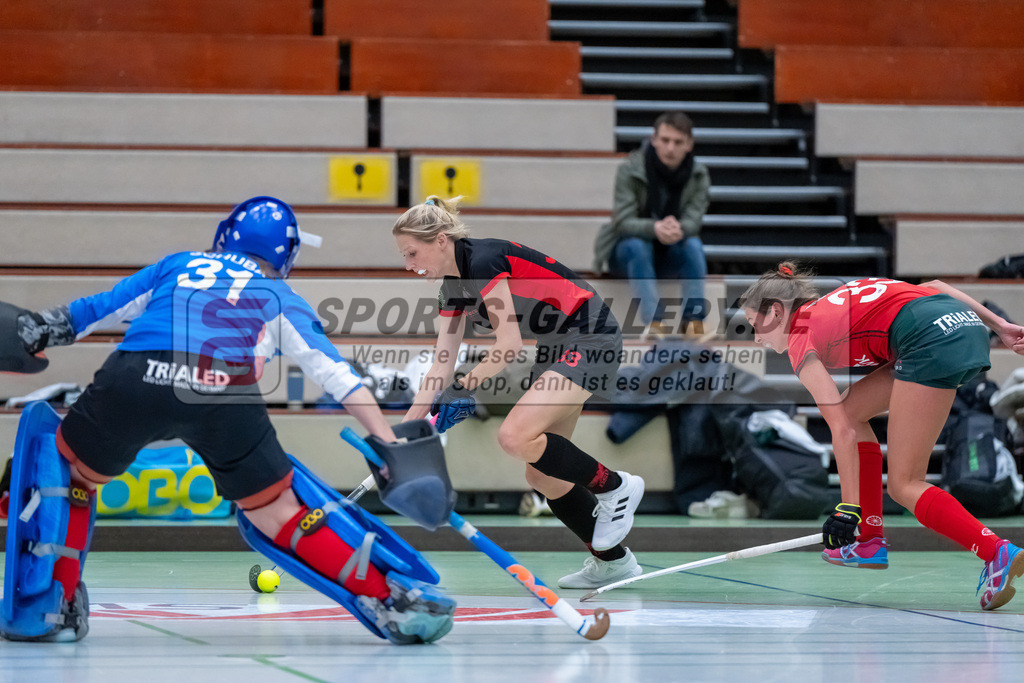 HK_20241214_100112 | 2. Bundesliga Halle Damen Crefelder HTC - DSD Düsseldorf am 14.12.2024 Halle Glockenpitz, Krefeld ,