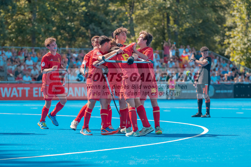 HK_20230711_101271 | Euro Hockey MU18 Spain vs Netherlands Championship Girls &amp; Boys am 11.7.2023 CHTC , Krefeld ,
