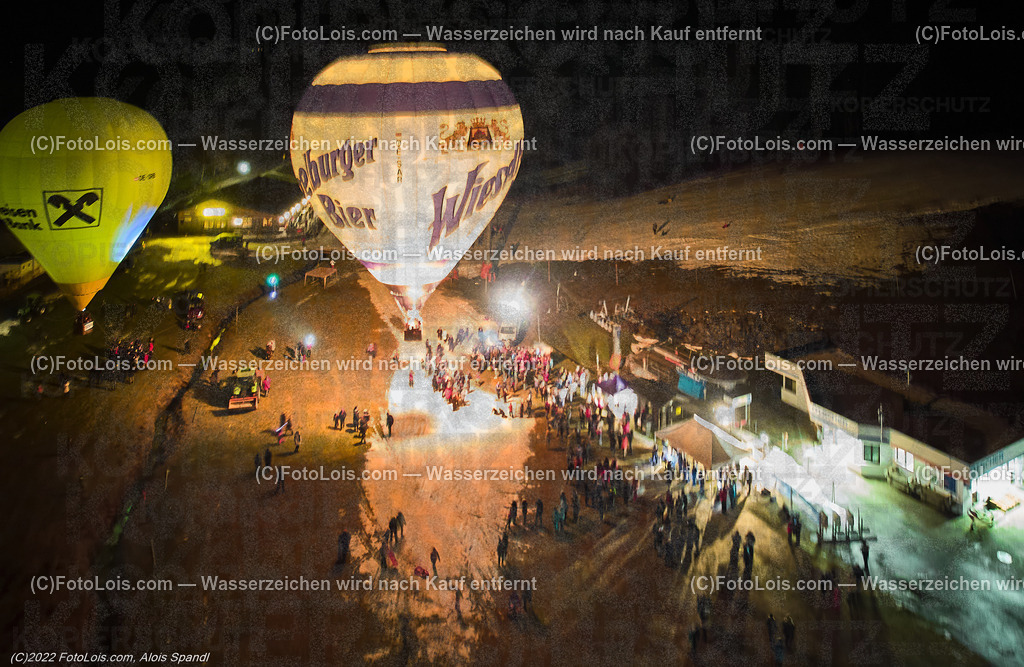 0306_Luftbild_Nacht der Ballone_Lackenhof | (C)FotoLois.com, Alois Spandl, Luftbild, 'Nacht der Ballone' des Ballonclub ÖTSCHERLAND in Lackenhof/Weitental, gemeinsame Veranstaltung mit Tourismusverband ÖTSCHER, Mi 28. Dezember 2022.