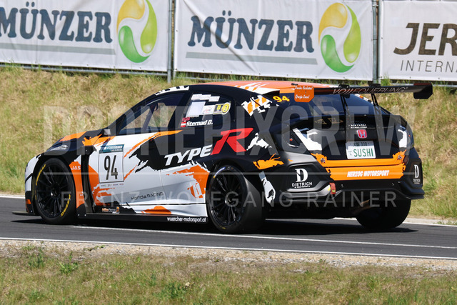 FIA European Hill Climb Championship – Rechberg 2026 | FIA European Hill Climb Championship at Rechberg, held from 24 to 26 April 2026 near Tulwitz, Styria, Austria. The image shows Diethard STERNAD (AUT) Honda Civic FK7 TCR.