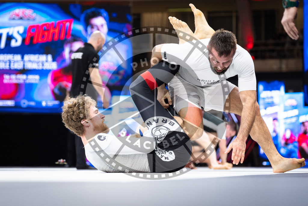 20260215PBB0887 | Fighters compete during the ADCC European Trials competition day 2 in Belgrade, Serbia, on February 15, 2026.