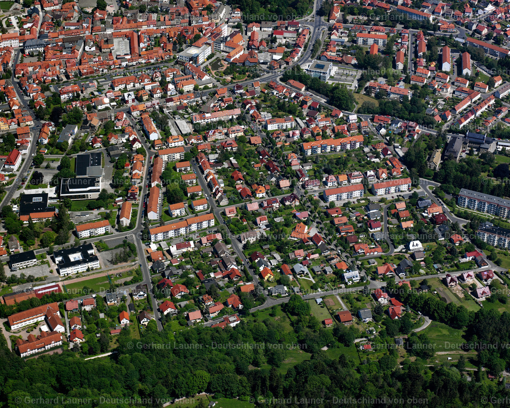2634162 | HEILBAD HEILIGENSTADT 09.06.2006 Stadtansicht des Innenstadtbereiches  in Heilbad Heiligenstadt im Bundesland Thüringen, Deutschland // City view on down town  in Heilbad Heiligenstadt in the state Thuringia, Germany Foto: Gerhard Launer