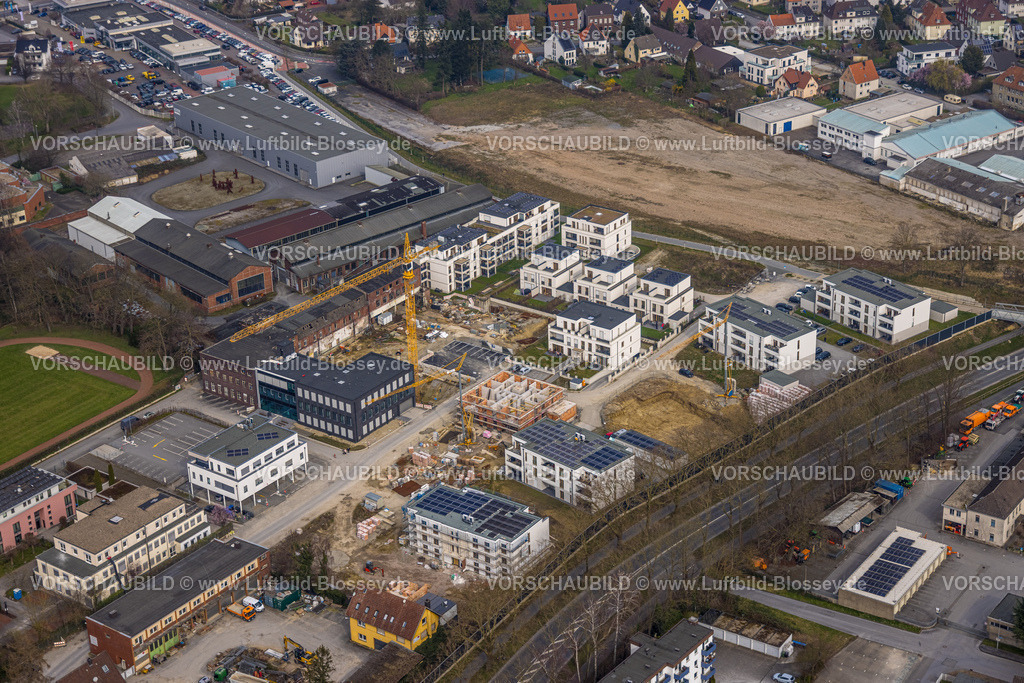 Soest240307499 | Luftbild, Baustelle Merkurhöfe Neubau Wohngebiet Rennekamp, ehemaliges Merkur-Gelände, Soest, Soester Börde, Nordrhein-Westfalen, Deutschland