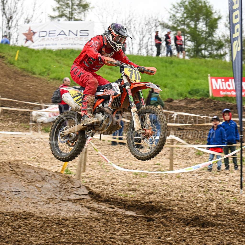Motocross Schlatt bei Winterthur - 30. April 2023 | #711 Wirth Luca aus Au (CH) auf KTM in der Kategorie ProRace Serie am Motocross Schlatt bei Winterthur, 30. April 2023. 
Instagram: @mx_schlatt | @mc_wila | @sam_schweiz
Bild: Sportfotografie Markus Aeschimann | www.markus-aeschimann.ch - Realisiert mit Pictrs.com