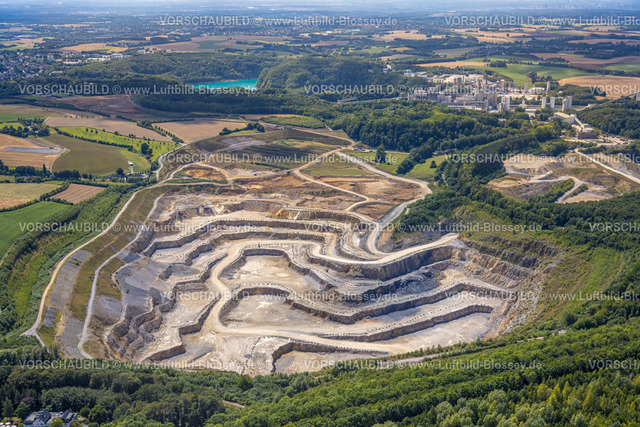 Wuelfrath220803467 | Luftbild, Kalksteinbruch Rohdenhaus, Rützkausen, Wülfrath, Ruhrgebiet, Nordrhein-Westfalen, Deutschland