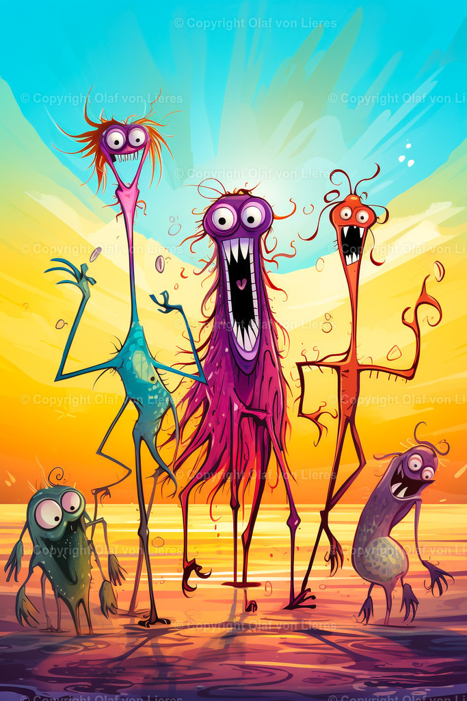 bunte Gespenster | farbenfrohe Geister