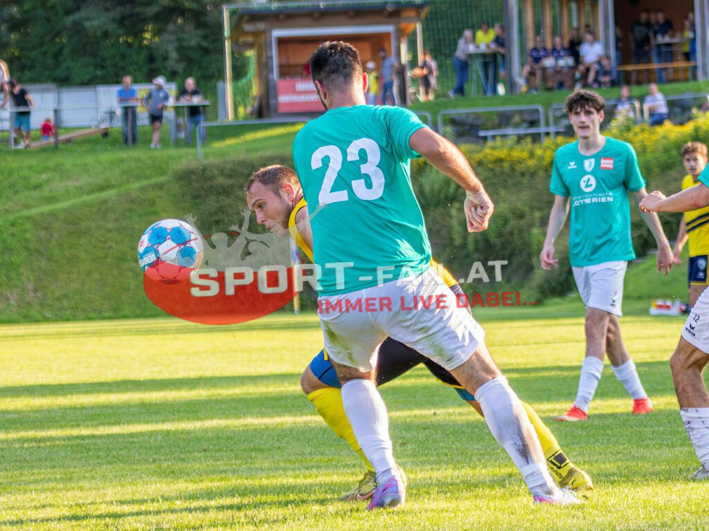 SV St. Margareten/Ros. - DSG Ferlach Villacher Bier-KFV-Cup 2. Runde | SV St. Margareten/Ros. - DSG Ferlach am 02.08.2023 in St. Margareten im Rosental
(Sportplatz), Austria, (Photo by Ernst Krawagner sport-fan.at) - Realisiert mit Pictrs.com