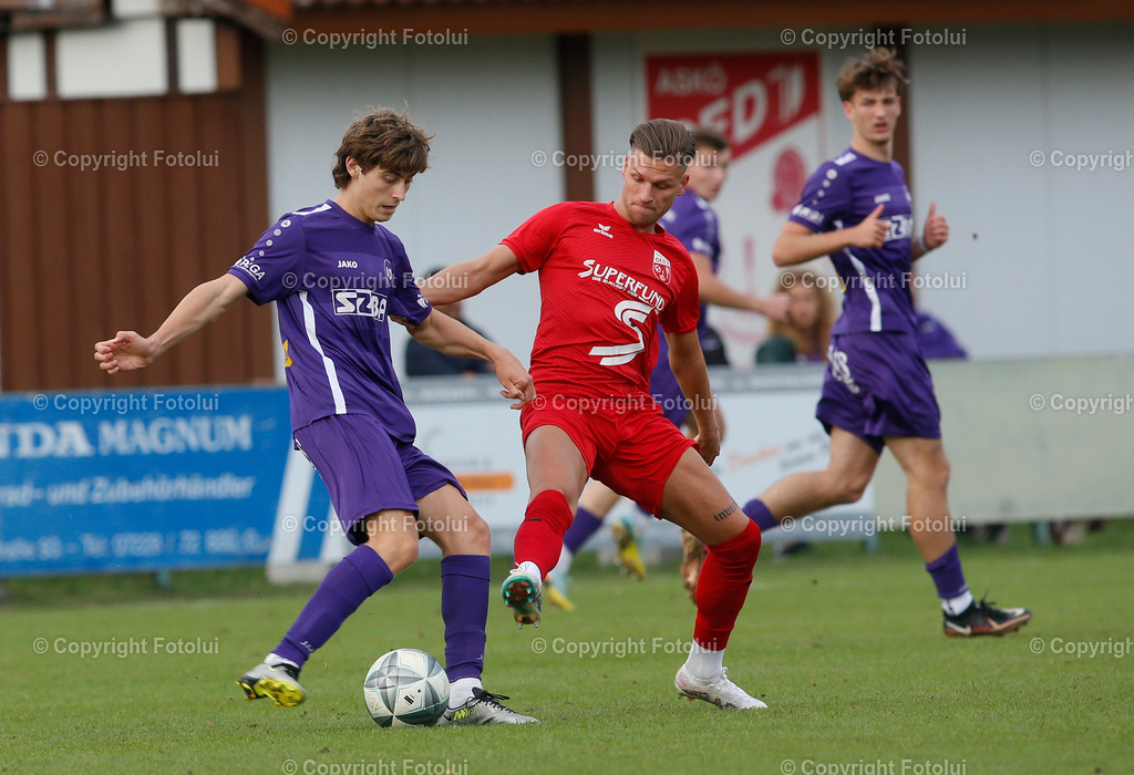 A_LUI_23092023_05 | SPORT,FUSSALL,LL.OST ASKOE OEDT 1B-SK ADMIRA LINZ 23.09.2023 IM BILD: MICHAEL LEONHARTSBERGER (OEDT 1B) UND THOMAS KANDLER (ADMIRA LINZ)FOTO:FOTOLUI