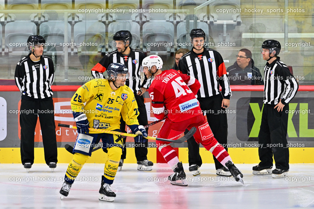 EK Zeller Eisbären vs. EC KAC Future Team 5.11.2022 | #25 Berger Hubert, #45 Tavzelj Andrej, MURNIK Petja, LEHNER Moritz, MILOVANOVIC Jakob, MATTHEY Philipp, Referees