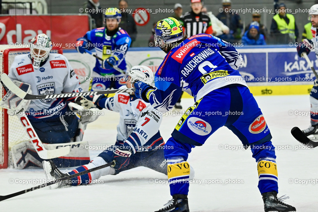 EC IDM WÄRMEPUMPEN VSV vs. HYDRO FEHERVAR AV 19 | #35 Horvath Dominik HYDRO FEHERVAR, #7 Stajnoch Martin HYDRO FEHERVAR, #9 RAUCHENWALD Alexander EC VSV, EC IDM WÄRMEPUMPEN VSV vs. HYDRO FEHERVAR AV 19, EC IDM WÄRMEPUMPEN VSV vs. HYDRO FEHERVAR AV 19 am 20.11.2024 in Villach (Stadthalle Villach), Austria, (Photo by Bernd Stefan)