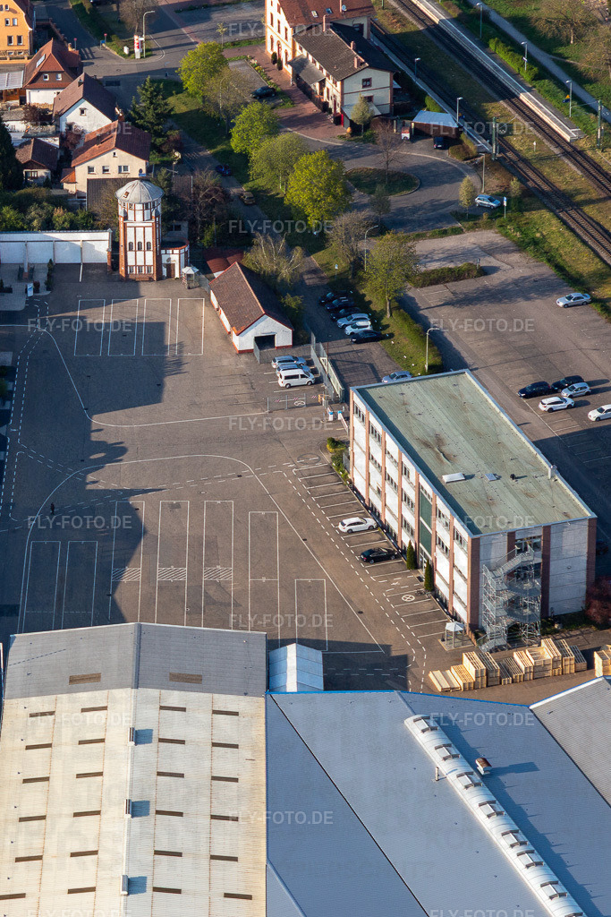 Kardex Remstar Germany | Luftbild: Kardex Remstar Germany in Bellheim im Bundesland Rheinland-Pfalz in Deutschland. Foto: IMG_126447.jpg vom 20.04.2021 durch ©2025 Werner Riehm fly-foto.de/copyright - Realisiert mit Pictrs.com