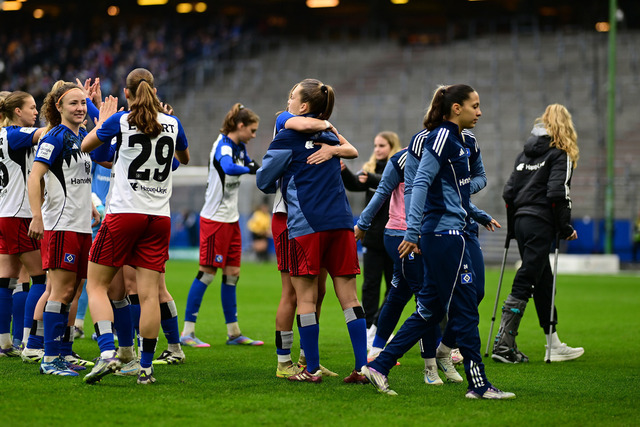 Fußball I Frauen I Saison 2025-2026 I Bundesliga I 10. Spieltag I Hamburger SV - 1. FC Nürnberg I 44444 | Der Sportfotograf. - Realisiert mit Pictrs.com