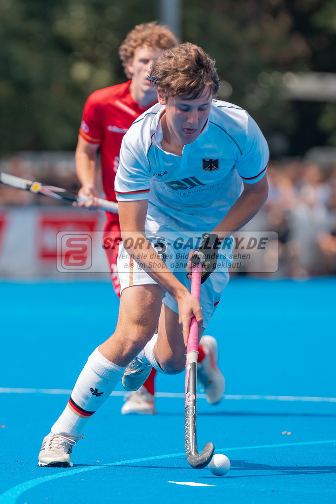 HK_20230716_102870 | Euro Hockey MU18 Boys Finale Belgium vs Germany Championship Girls &amp; Boys am 16.7.2023 CHTC , Krefeld ,