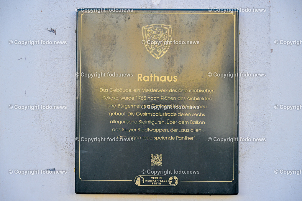 Steyr_ 21.08.2023-7 | 21.08.2023, Steyr, AUT, Steyr, im Bild Rathaus