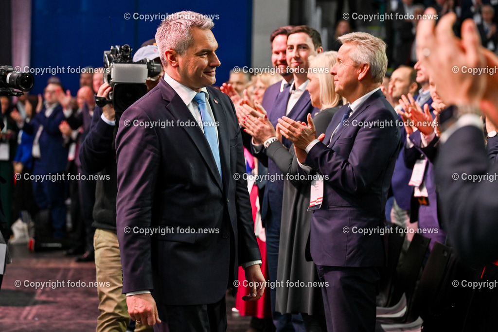 Der Oesterreichplan_ OeVP_ Wels_ 26.01.2024-116 | 26.01.2024, Wels, AUT, ÖVP, Der Österreichplan, im Bild BK Karl Nehammer (VP, Bundeskanzler)