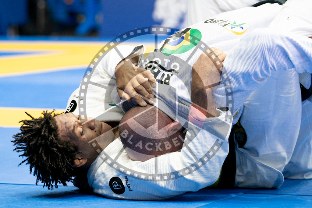 20240124PBB04659 | Fighters compete during the second day of the IBJJF European Championship in Paris, France, on January 24, 2024.