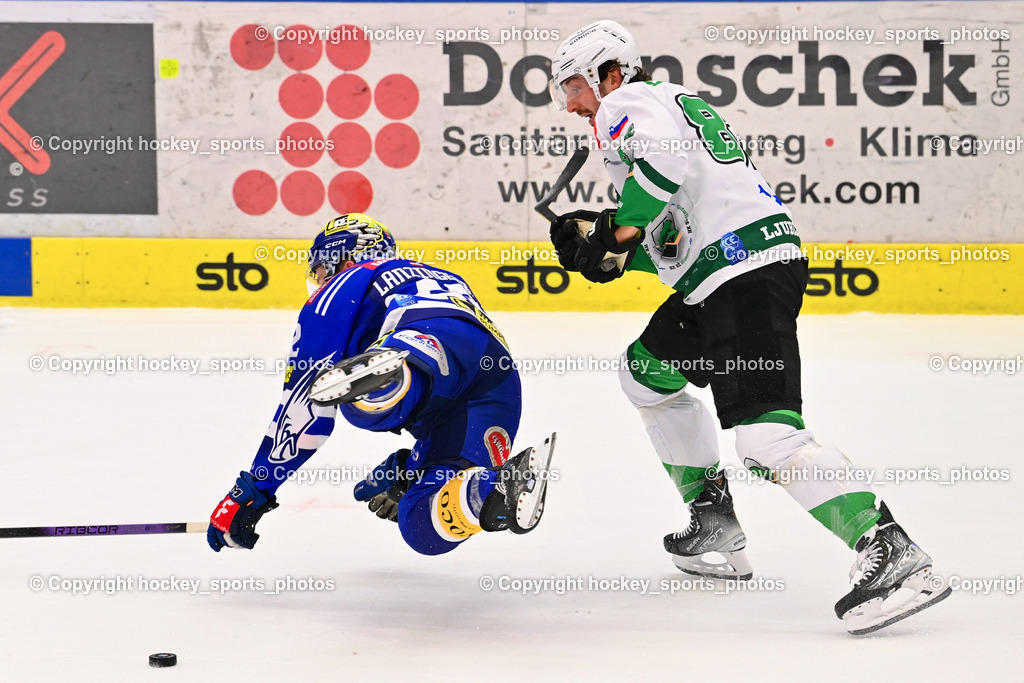 EC IDM Wärmepumpen VSV vs. HKSZ Olimpija 2.2.2024 | #42 Lanzinger Benjamin, Flugeinlage, #81 Dodero Charlie