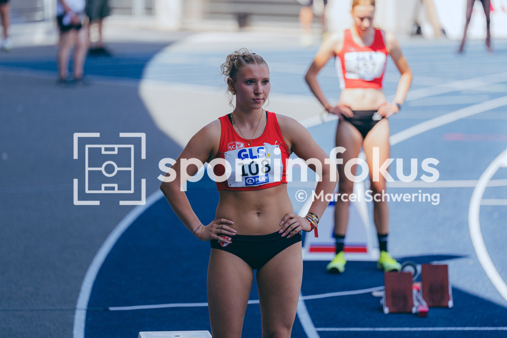 Deutsche Meisterschaften U20 / U16 2026 | Timea Mende, SC Potsdam e.V., 108, 400 Meter Hürden, Deutsche Meisterschaften der U20 &amp; U16 2026, Lohrheidestadion Bochum-Wattenscheid, 11.07.2026. Foto: Marcel Schwering / sportimfokus - Realisiert mit Pictrs.com