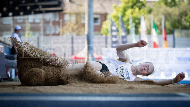 Multisport Event; Ratingen, 28.06.2026 | RATINGEN, GERMANY - JUNE 28, 2026 : Enni Virjonen (FIN / Finland) competing in the heptathlon’s long jump during the Multisport Event at Stadion Ratingen on June 28, 2026 in Ratingen, Germany.