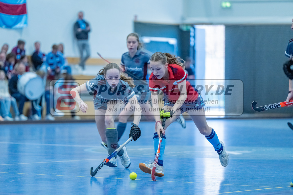 HK_20240303_109272 | Spiel um Platz 3 Deutsche Meisterschaft WU16 am 3.3.2024 Halle DHC, Düsseldorf ,