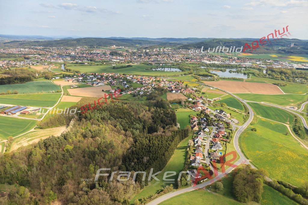 Luftbild von Koesten Lichtenfels - Luftaufnahme wurde 2015 von https://frankenair.de mittels Flugzeug (keine Drohne) erstellt - die Geschenkidee