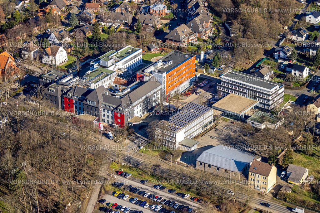 Luenen230204456 | Luftbild, Klinik am Park Lünen, Brambauer, Lünen, Ruhrgebiet, Nordrhein-Westfalen, Deutschland