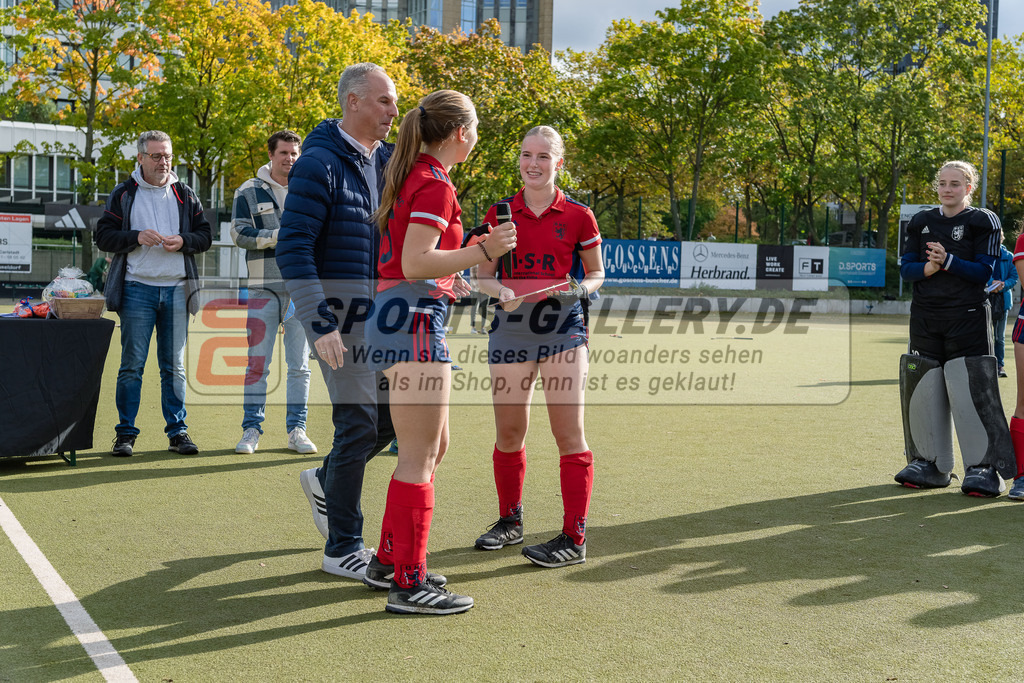 HK_20231022_106209 | Finale Deutsche Meisterschaft Feld WU16 Uhlenhorst Mülheim - Düsseldorfer HC am 22.10.2023 DHC, Düsseldorf ,