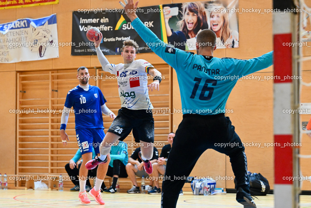 SC Ferlach vs. RK Zagreb 24.8.2023 | #10 Jakov Gojun, #25 Planer Florian, #16 Aljaz Panitar