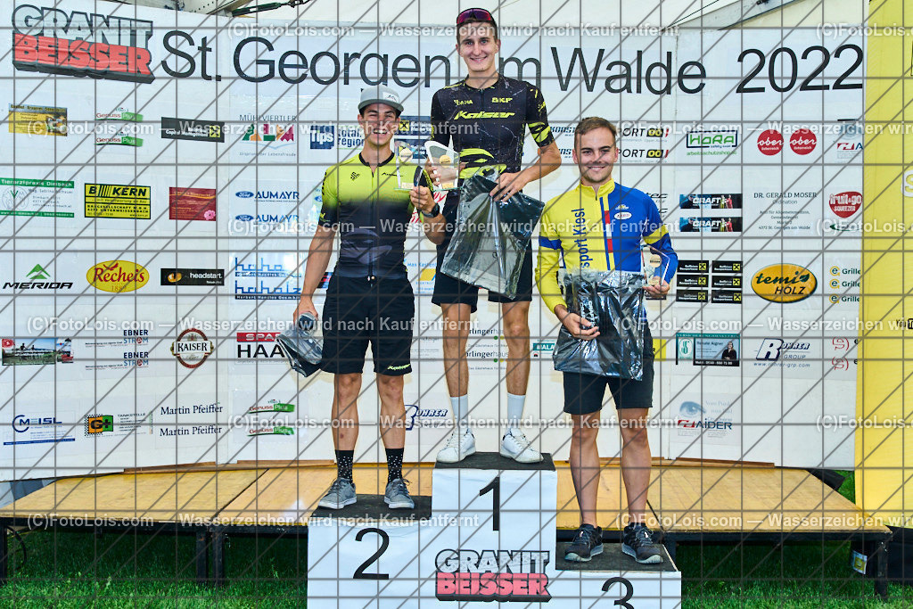 ALP7911_GRANITBEISSER_Siegerehrung_Medium | (C)FotoLois.com, Alois Spandl, 28. GRANITBEISSER Mountainbike-Marathon in St. Georgen am Walde, Sa 3. Sept. 2022.