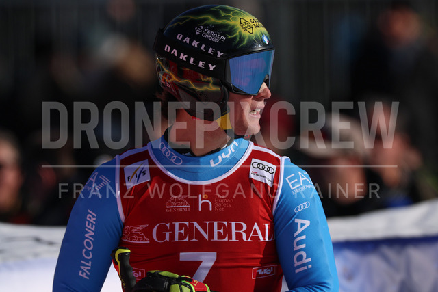 Audi FIS Ski World Cup: Men’s Slalom – Hahnenkamm Race, Kitzbuehel | Kitzbuehel, Austria, 25.Jan.26 - Alpine Skiing - FIS World Cup, Hahnenkamm Race, Slalom, men. The image shows FRANZONI Giovanni (ITA, Rossignol).