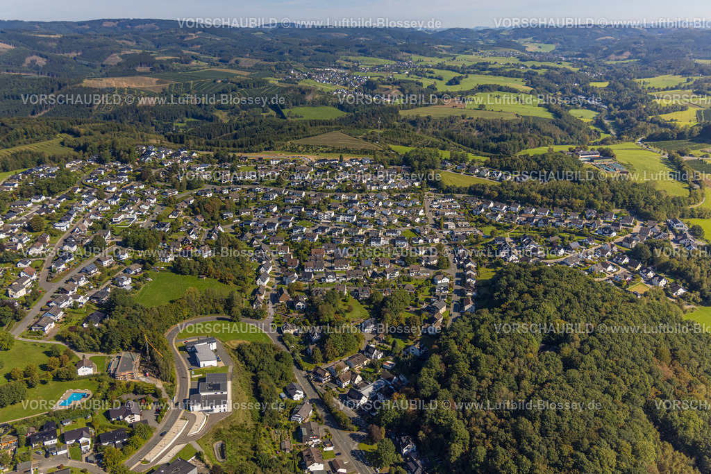 Finnentrop230908645 | Luftbild, Ortsansicht Ortsteil Bamenohl, Feuerwehr Gebäude, Finnentrop, Sauerland, Nordrhein-Westfalen, Deutschland
