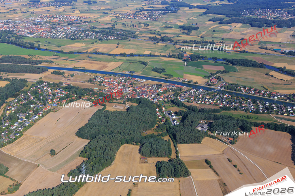 Luftbild von  Moehrendorf - Luftaufnahme wurde 2015 von https://frankenair.de mittels Flugzeug (keine Drohne) erstellt - die Geschenkidee